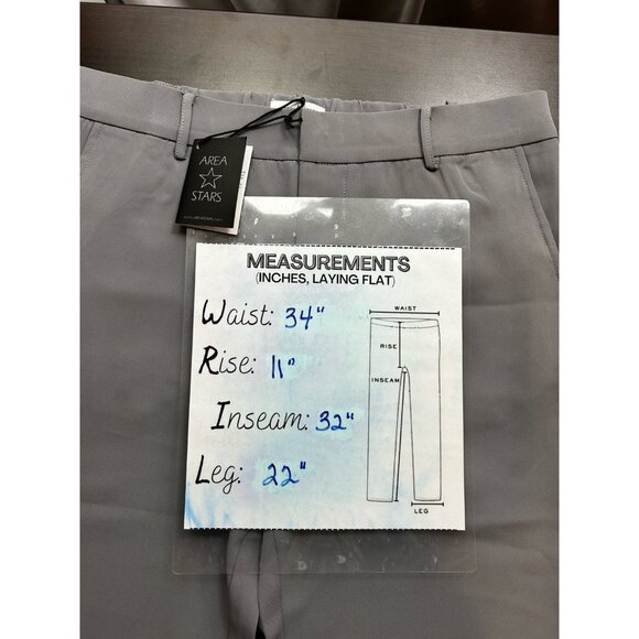 AREA STARS Dress Pants Womens Small Gray Victoria Crepe Officewear Essential - Picture 4 of 5